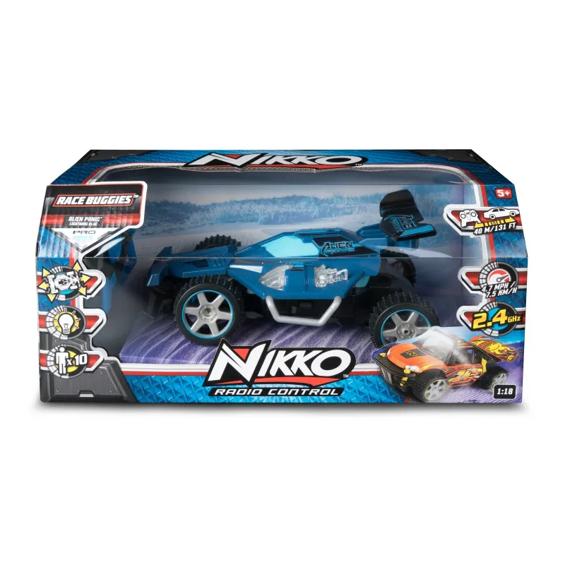 NIKKO Radio control vehicle Race buggie with lights, scale 1:18