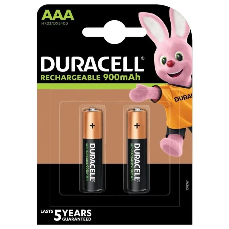 Akumulators duracell hr03 800mah 2gab