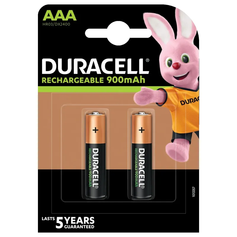 Akumulators duracell hr03 800mah 2gab