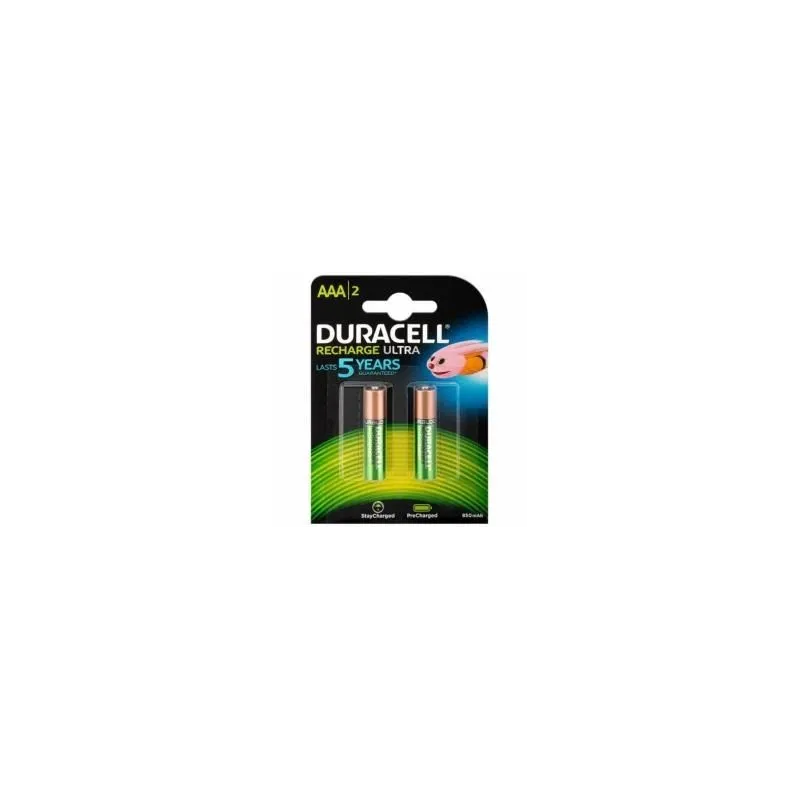 Įkraunami elementai DURACELL AAA. 850 mAh. 2 vnt.