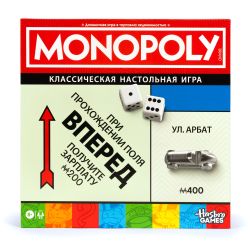 MONOPOLY Galda spēle Classic Refresh ,Krievu val.,