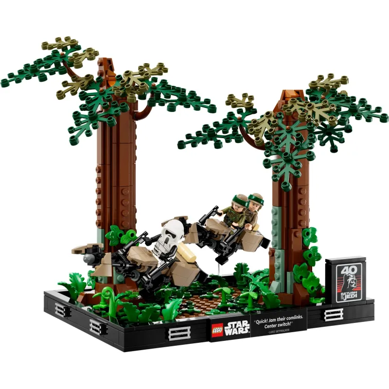 Konstruktors LEGO Star Wars Diorāma: Endor ātrgaitas pakaļdzīšanās 75353, 608 gab.