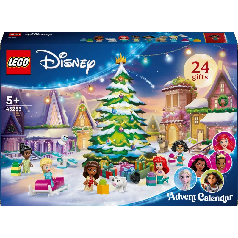 LEGO Disney Princess 2024. gada Adventes kalendārs 43253, 253 gab.