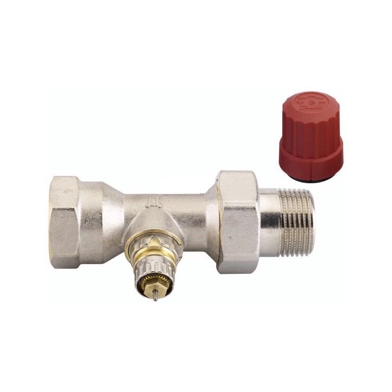 Ventiil Danfoss, sirge-termostaat-, küttesüsteemidele, 1-2 tolli - väliskeere, 1-2 tolli - sisekeere