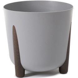 Puķu pods Frida Eco 300mm, 12.4L pelēks