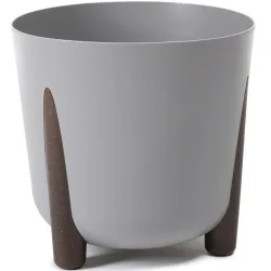 Puķu pods Frida Eco 300mm, 12.4L pelēks