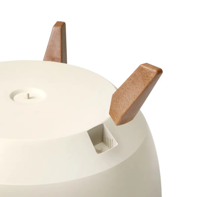 Puķu pods Lamela Roma 881-74, plastmasa, krēmkrāsa