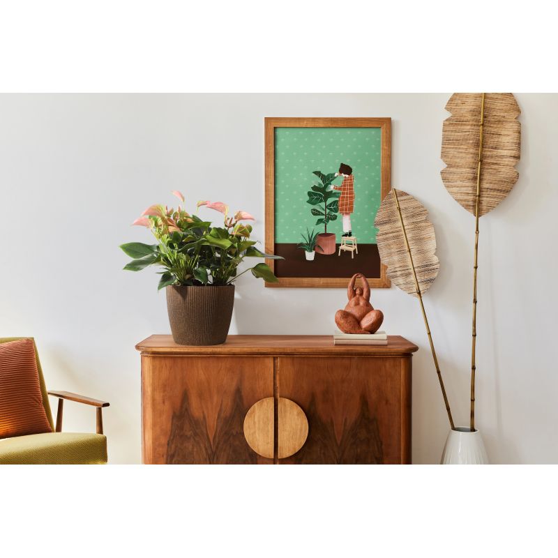 Puķu pods magnolia jumper eco coffee 110