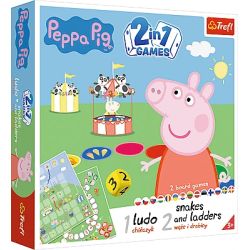 TREFL PEPPA PIG Настольная игра 2 в 1 Свинка Пеппа