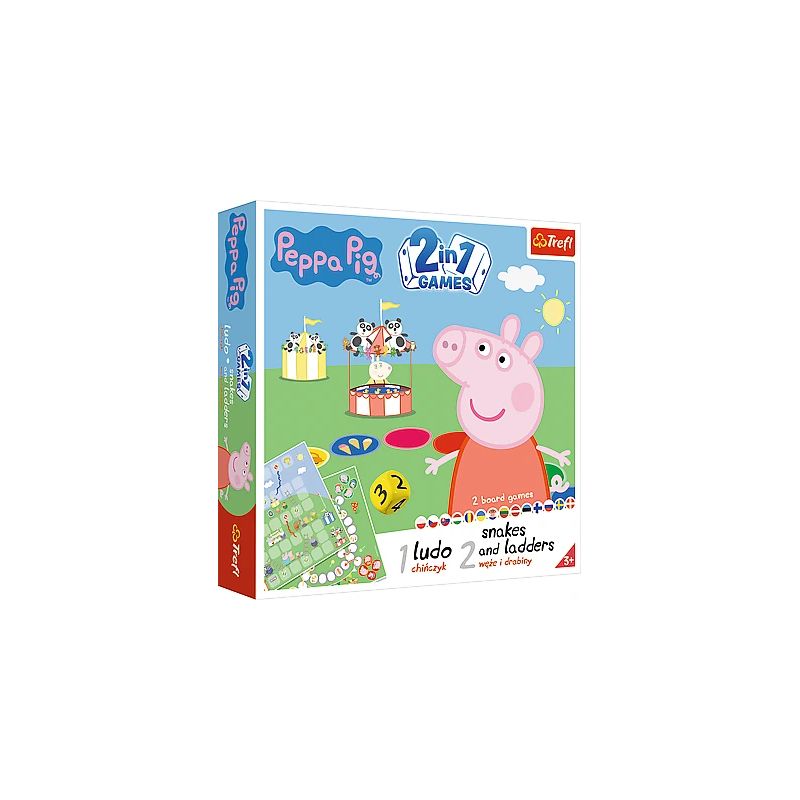 TREFL PEPPA PIG Настольная игра 2 в 1 Свинка Пеппа