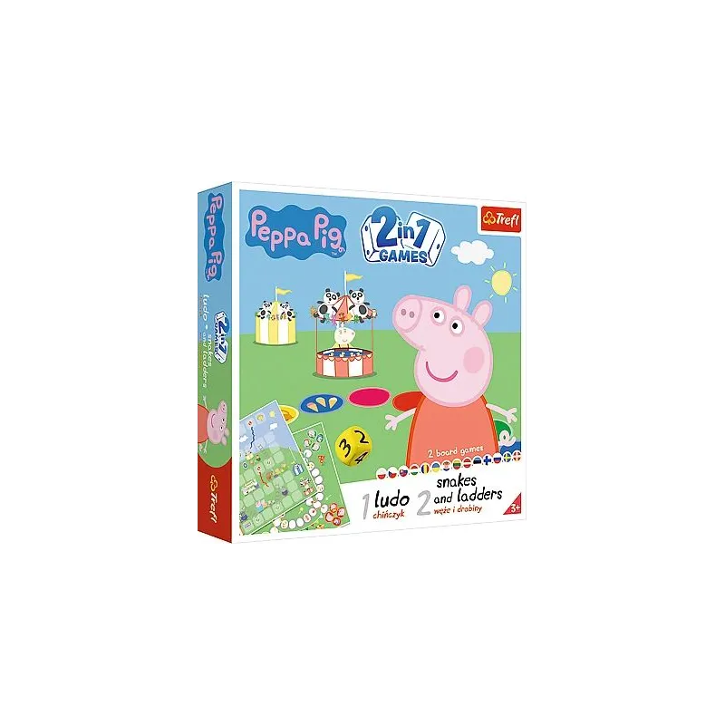 TREFL PEPPA PIG Boardgame 2 in 1 Peppa Pig