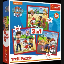 TREFL PAW PATROL 3 dėlionių rinkinys „Šuniukas-patrulis“