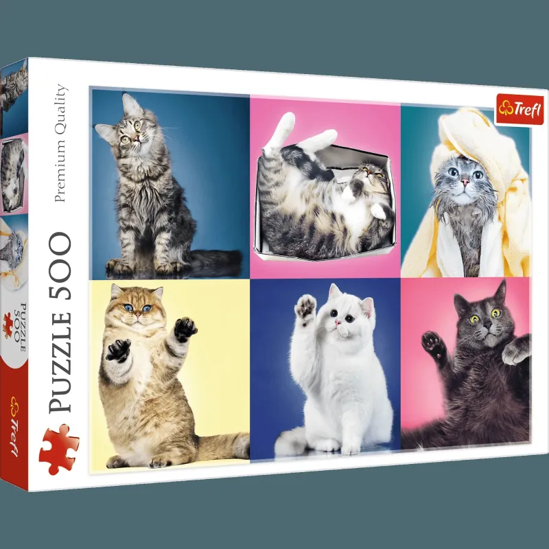 TREFL Puzle Kaķēni, 500 gab.