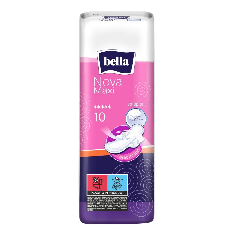 Hig.paketes nova maxi soft bella 10gab