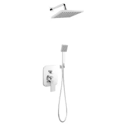 Iebūvējams dušas komplekts Ferro Squerto SET-SQ1-P, hroma krās.
