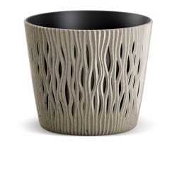 Puķupods sandy round eco wood dsr190w-46