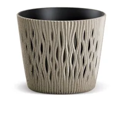 Puķupods sandy round eco wood dsr190w-46