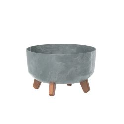 Puķupods gracia low beton effect dgrl300