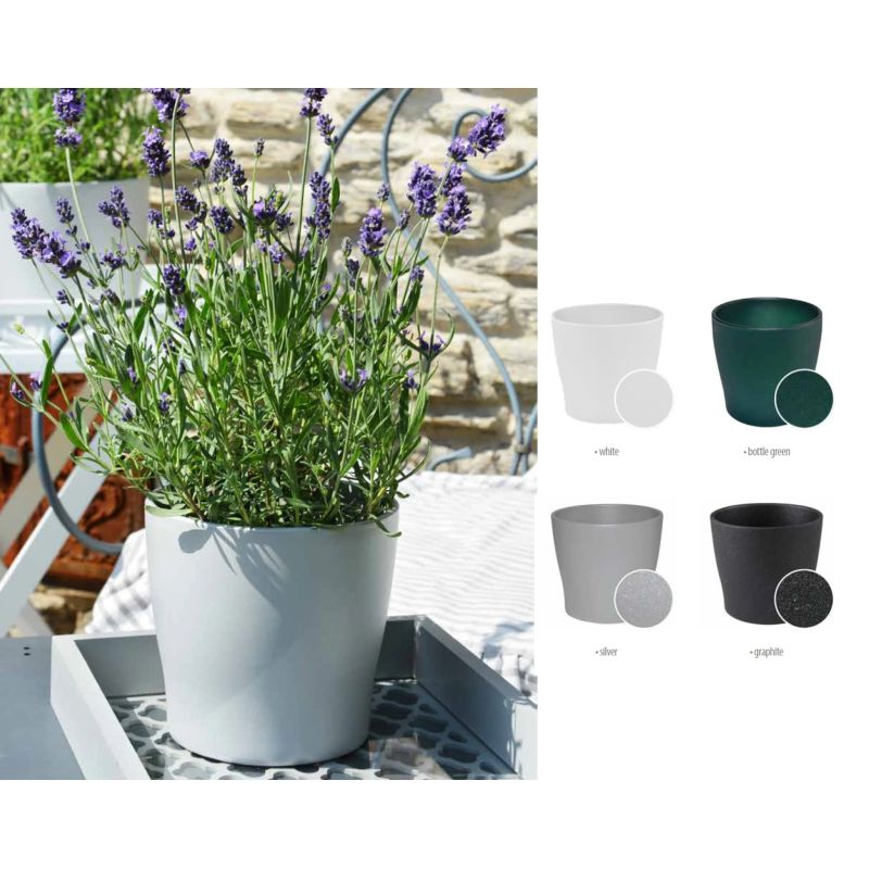 Keram.puķu pods toskania d13 sudraba kr.