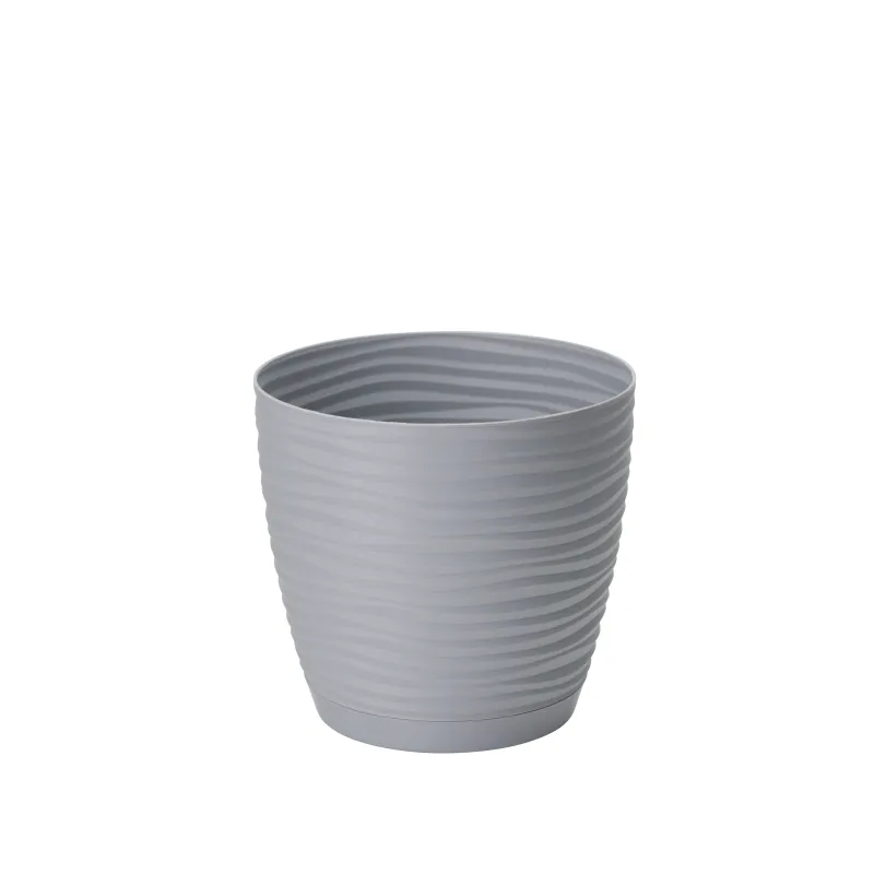 Puķu pods Form Plastic Sahara Petit 3000-040, plastmasa, pelēka