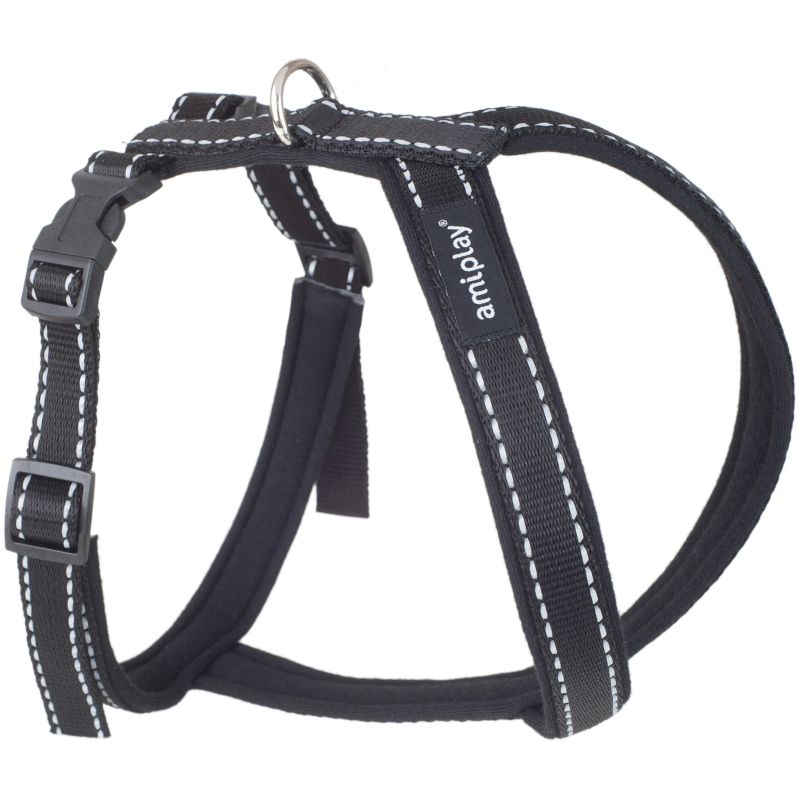 Krūšu siksna amiplay melna xl 48-59-75cm