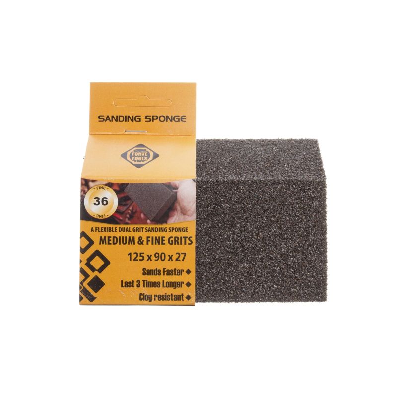 Шлифовальный блок Forte Tools, 36, 12.5 см x 9 см