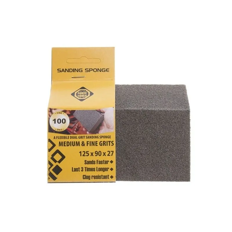 Slīpēšanas klucīs Forte Tools, 100, 12.5 cm x 9 cm