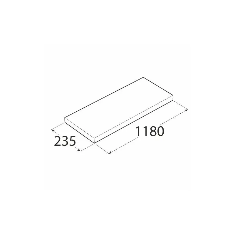 Plaukts velano somona 1180x23