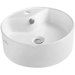 Izlietne uzl.uz virsmas apaļa 41cm balta