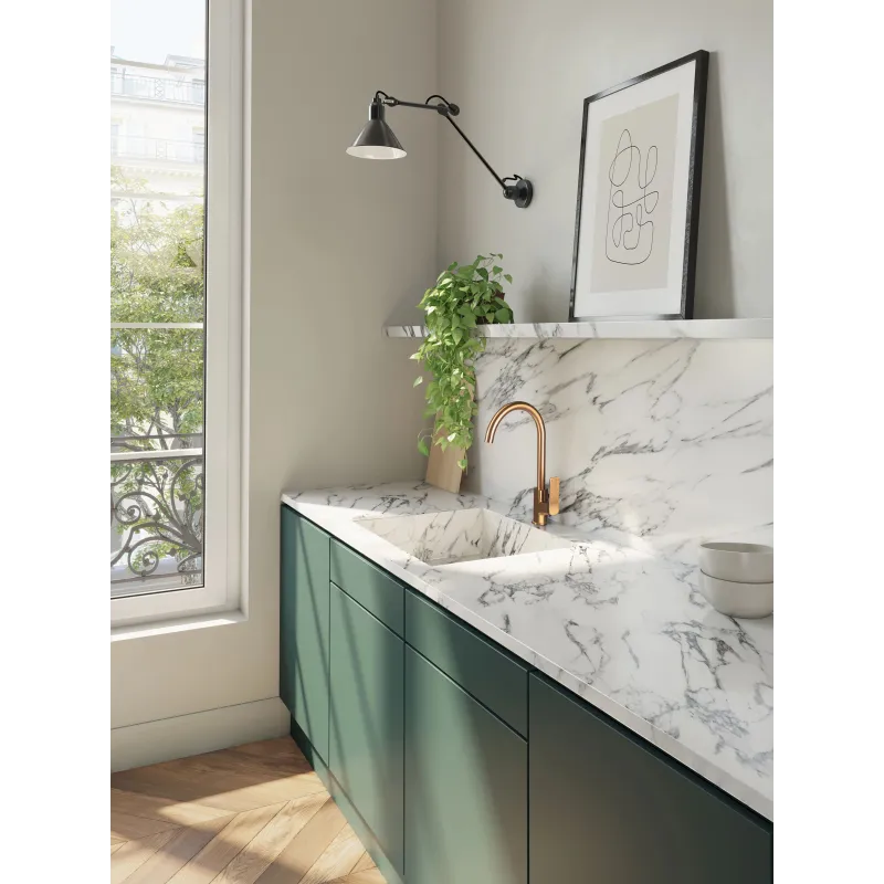 Virtuves jaucējkrāns Invena Neri BZ-01-014-L, vara