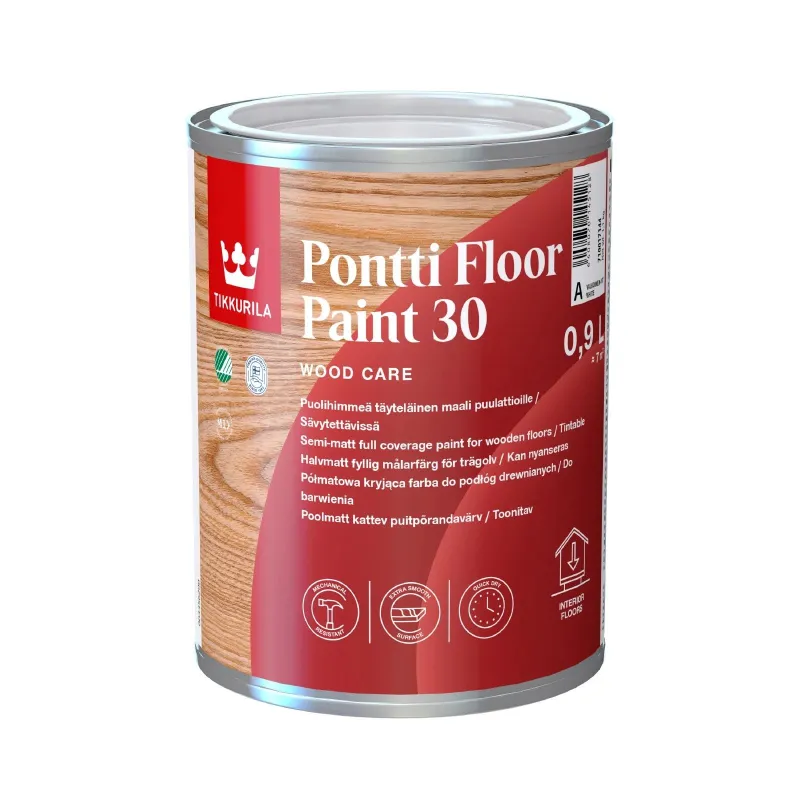 Krāsa pontti floor 30 a 0.9l