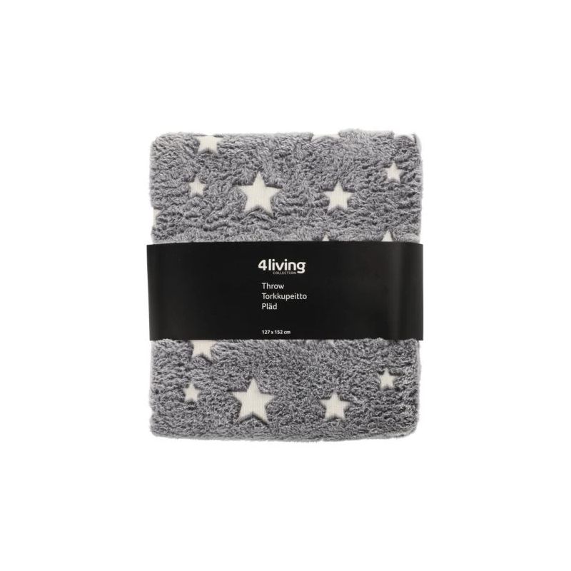 Pleds 4living spīd tumsā 127x152cm pel.