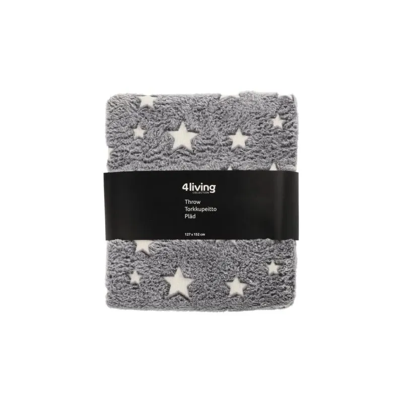 Pledi 4Living 627854, pelēka, 127 cm x 152 cm