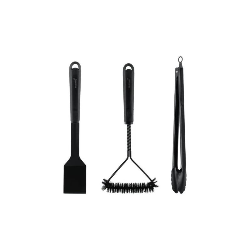 Grila piederumu komplekts 3 gab melns