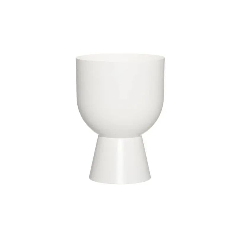 Puķu pods 4Living 644380, dzelzs, balta