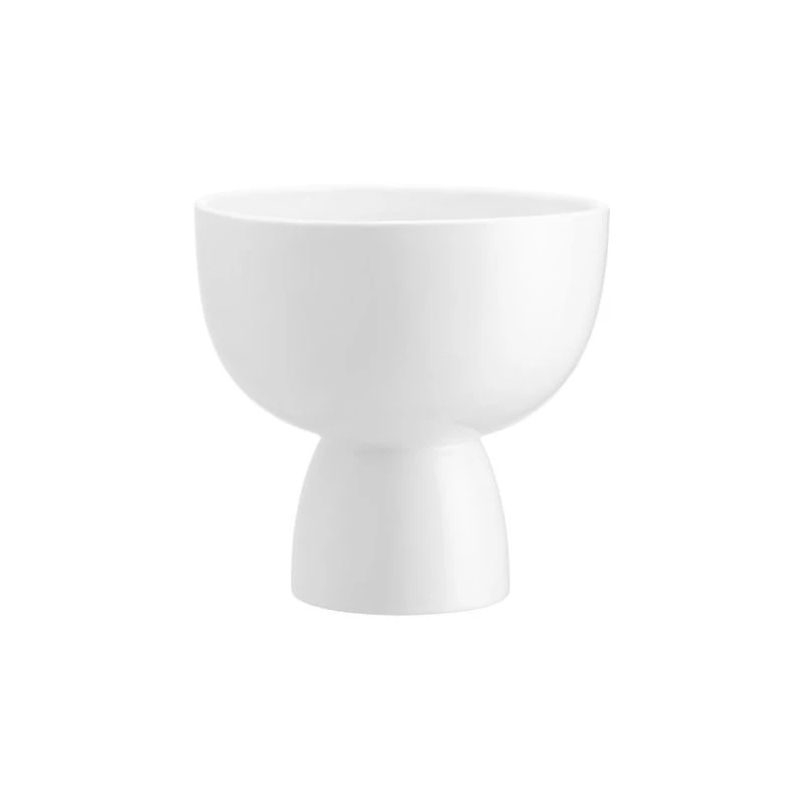 Puķu pods cup balts 20cm