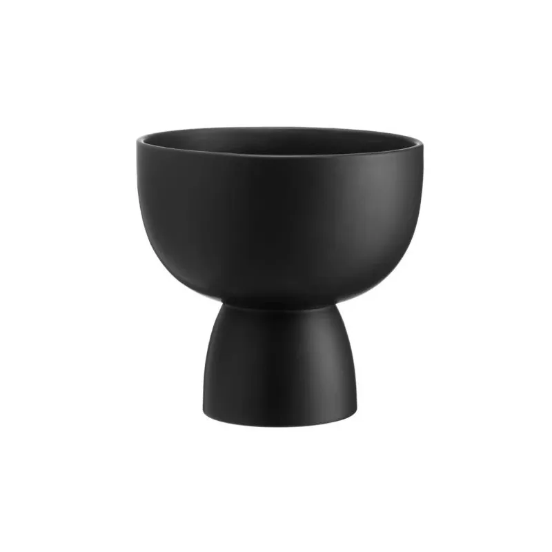 Puķu pods 4Living 644423, keramika, melna