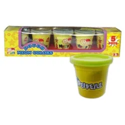 Plastilīns 3772 5 neona krāsā