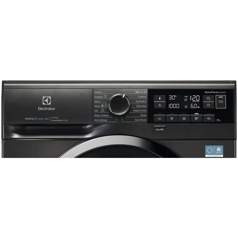 Veļas mašīna Electrolux 600 sērija EWS6326DXE, 6 kg, tumši pelēka krās.