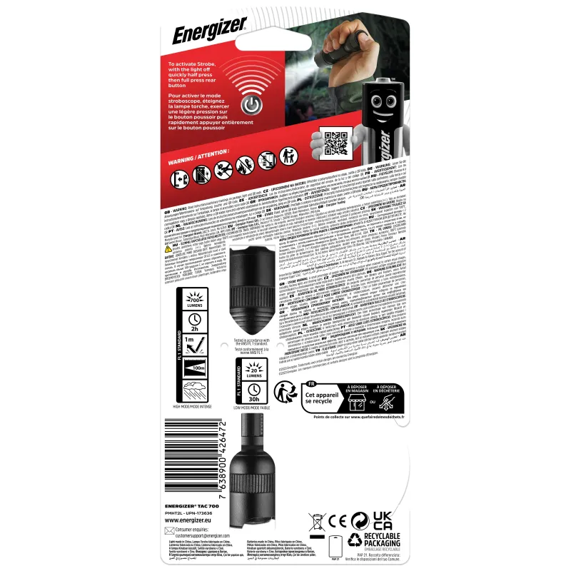 Lukturi darbam Energizer EN LUKT 6472, IPX4