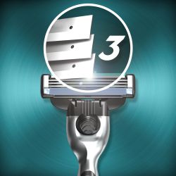 Gillette Mach3 Skuvekļa Asmeņi, 8 gab + Mach3 Želeja 200ml