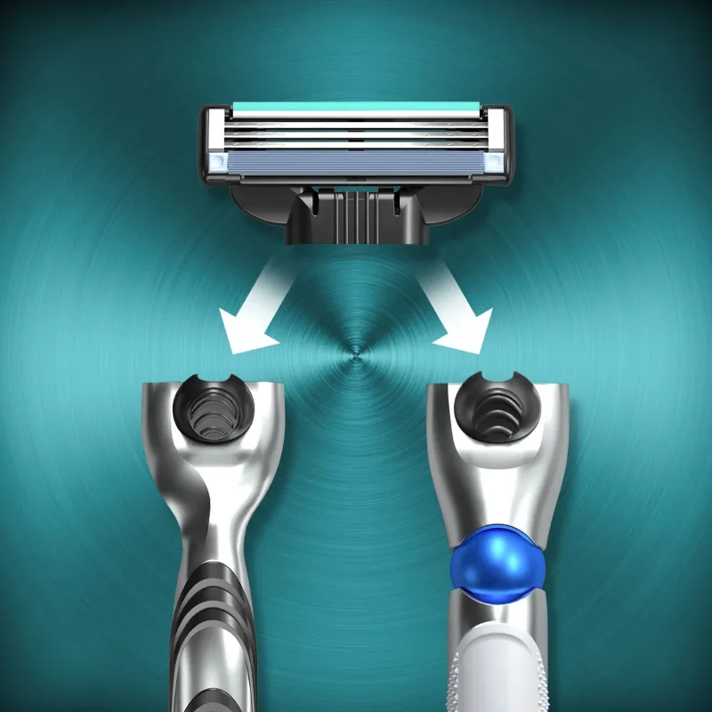 Gillette Mach3 Skuvekļa Asmeņi, 8 gab + Mach3 Želeja 200ml