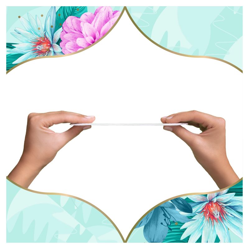 Discreet Breathable Multiform Unscented Pantyliners, 100 pcs