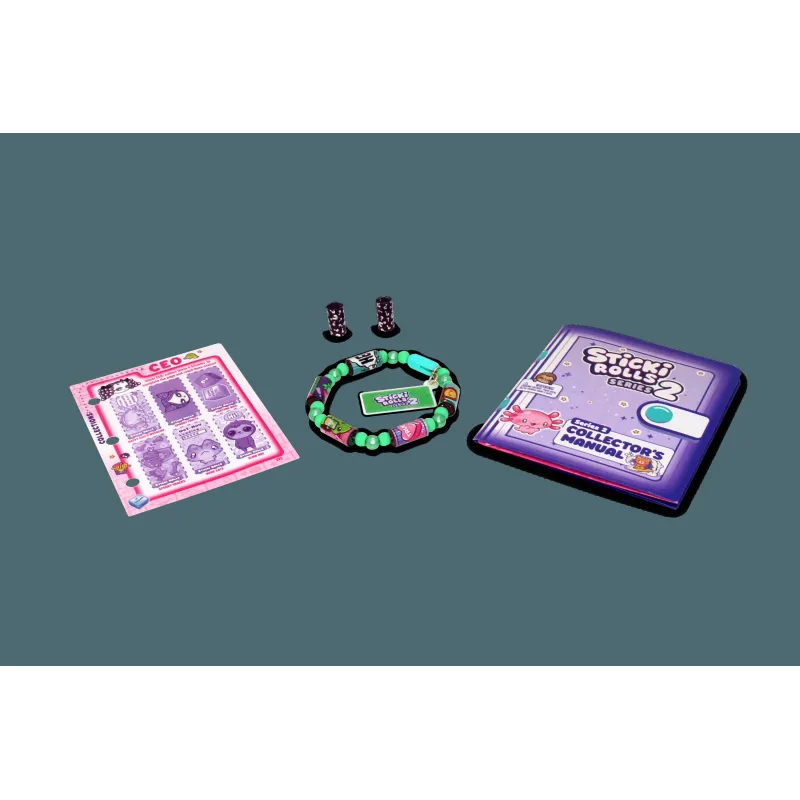 STICKI ROLLS bracelet with accessories and stickers