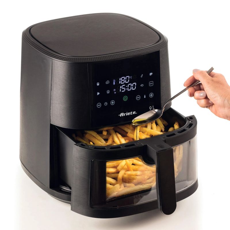 4630 Ariete Airy Fryer 9L aerogrili Black