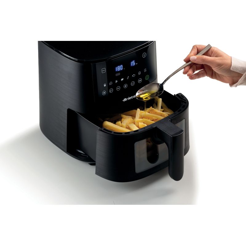 4633 Ariete Airy Fryer 4L aerogrili Black