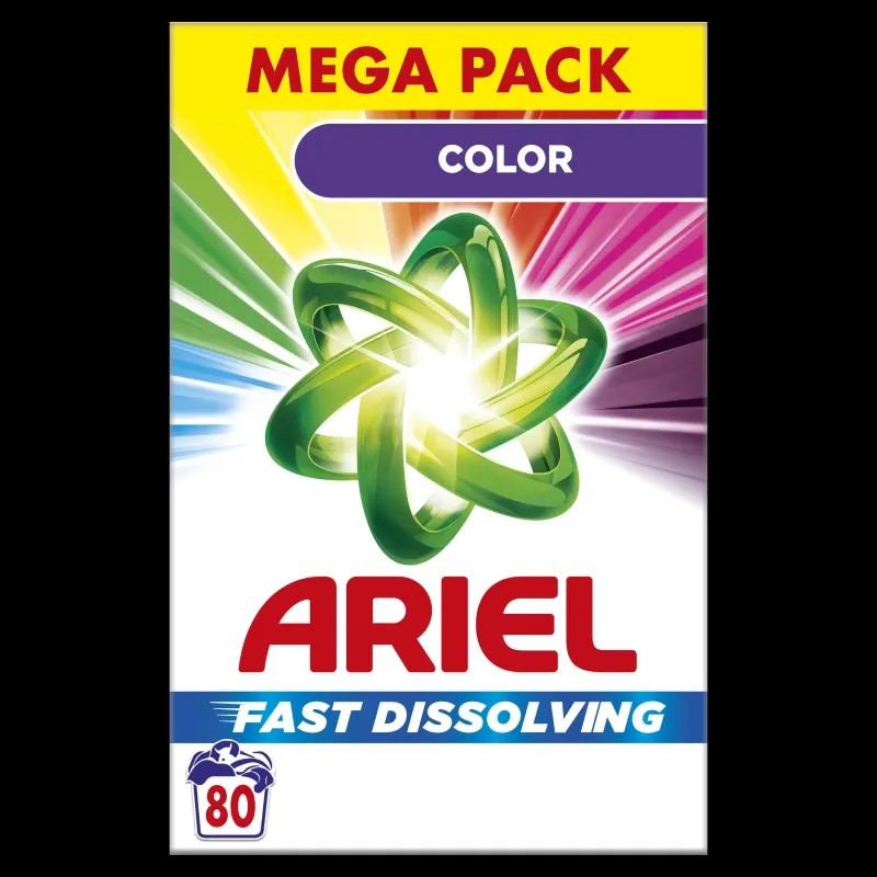 Ariel Veļas Pulveris Color, 4.4 kg, 80 Mazgāšanas Reizēm