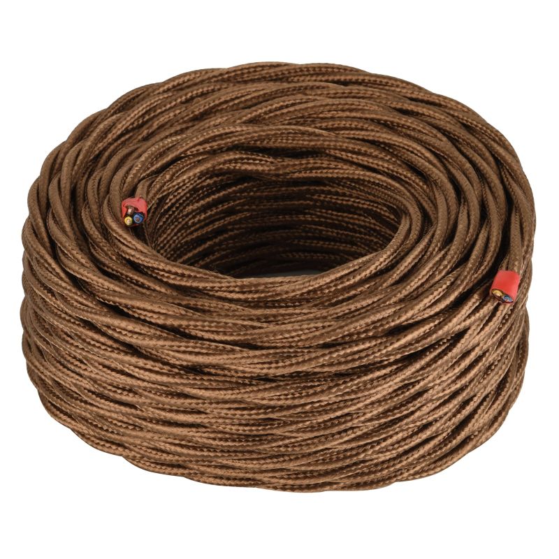 Kabelis retro frrtx 3x2,5 brūns 20m