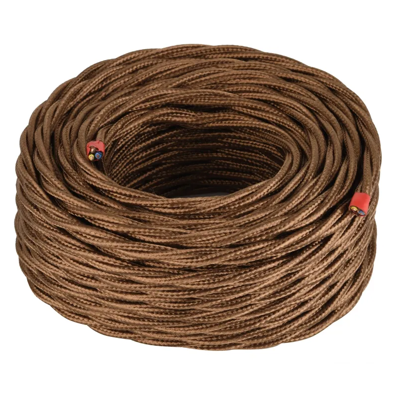 Kabelis retro frrtx 3x2,5 brūns 20m