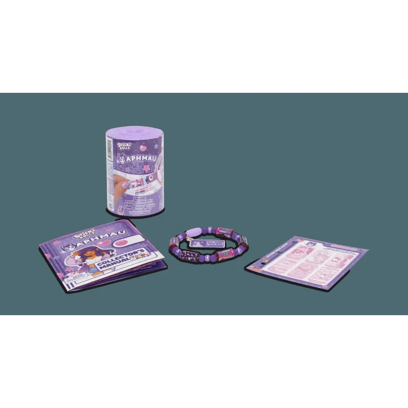 STICKI ROLLS APHMAU Rokassprādze ar aksesuāriem un uzlīmēm